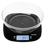 Ваги кухонні з чашею Mesko MS 3179 black, фото 5