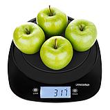 Ваги кухонні з чашею Mesko MS 3179 black, фото 8