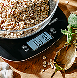 Ваги кухонні з чашею Mesko MS 3179 black, фото 9