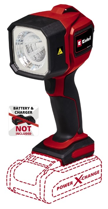 Потужній ліхтар акумуляторний 1 LED Einhell TC-CL 18/350 Li - Solo : без АКБ, світловий потік 350 lm (4514175), фото 1