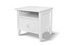 Приліжкова тумба Геліос біла, тумба приліжкова в сучасному стилі з ящиком, фото 2