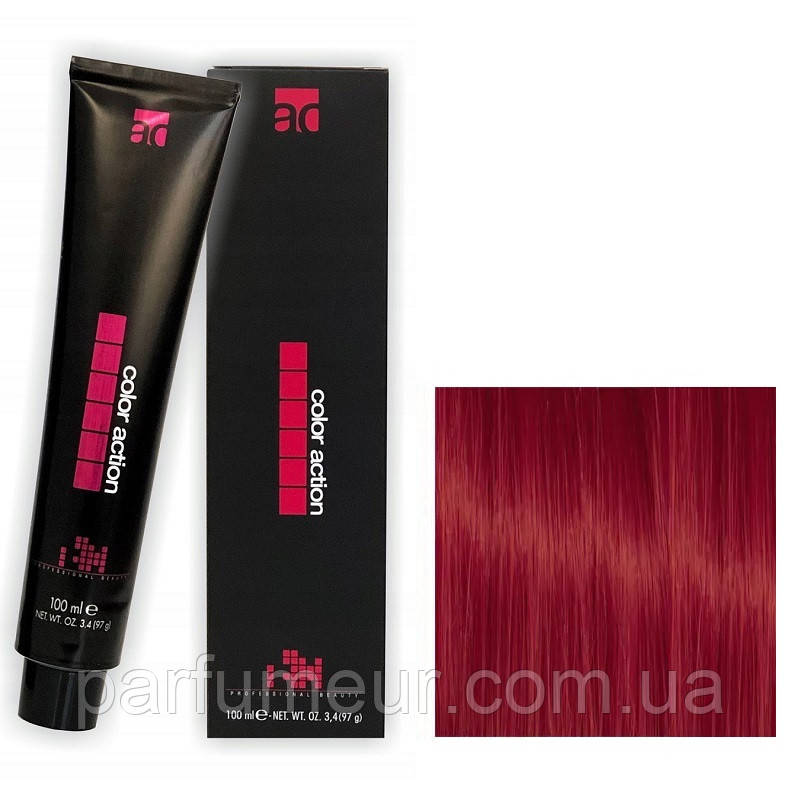 Karibelly Color Action Перманентна крем-фарба для волосся 8.66 iнтенсивний червоний свiтло-русявий 100 мл, фото 1
