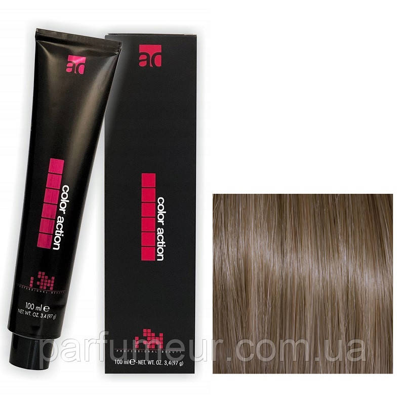 Karibelly Color Action Перманентна крем-фарба для волосся 7.7 тютюновий русявий 100 мл, фото 1