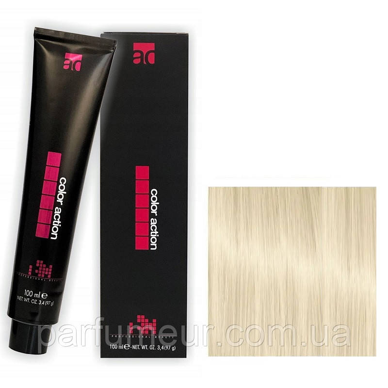 Karibelly Color Action Перманентна крем-фарба для волосся 11.03 золотистий свiтло-платиновий блонд 100 мл, фото 1