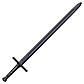 Меч тренувальний Cold Steel Hand-and-Half Bokken [92BKHNH], фото 3