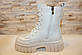 Жіночі бежеві черевики з натуральної шкіри Д821, фото 7