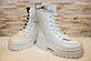 Жіночі бежеві черевики з натуральної шкіри Д821, фото 8