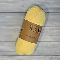 Простынь на резинке  Kayra  Трикотажная 180 х 200 см.+25 см Желтый