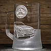 Пивний келих з гравіюванням автомобіля Mercedes E-class W212 Мерседес - подарунок для автомобіліста, фото 2