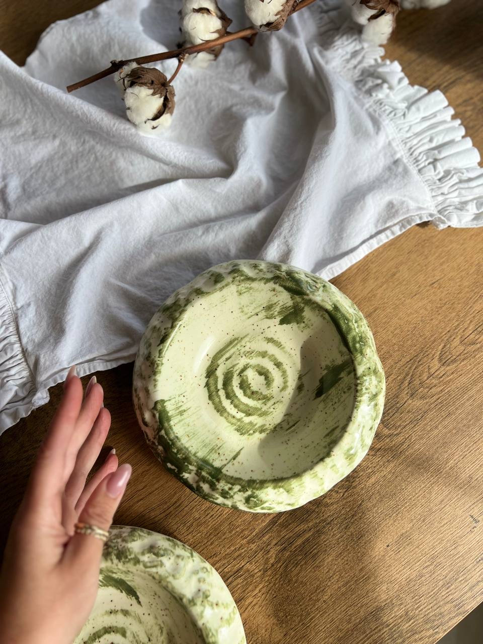 Тарілка для подачі Корал 250 мл Moss, фото 1