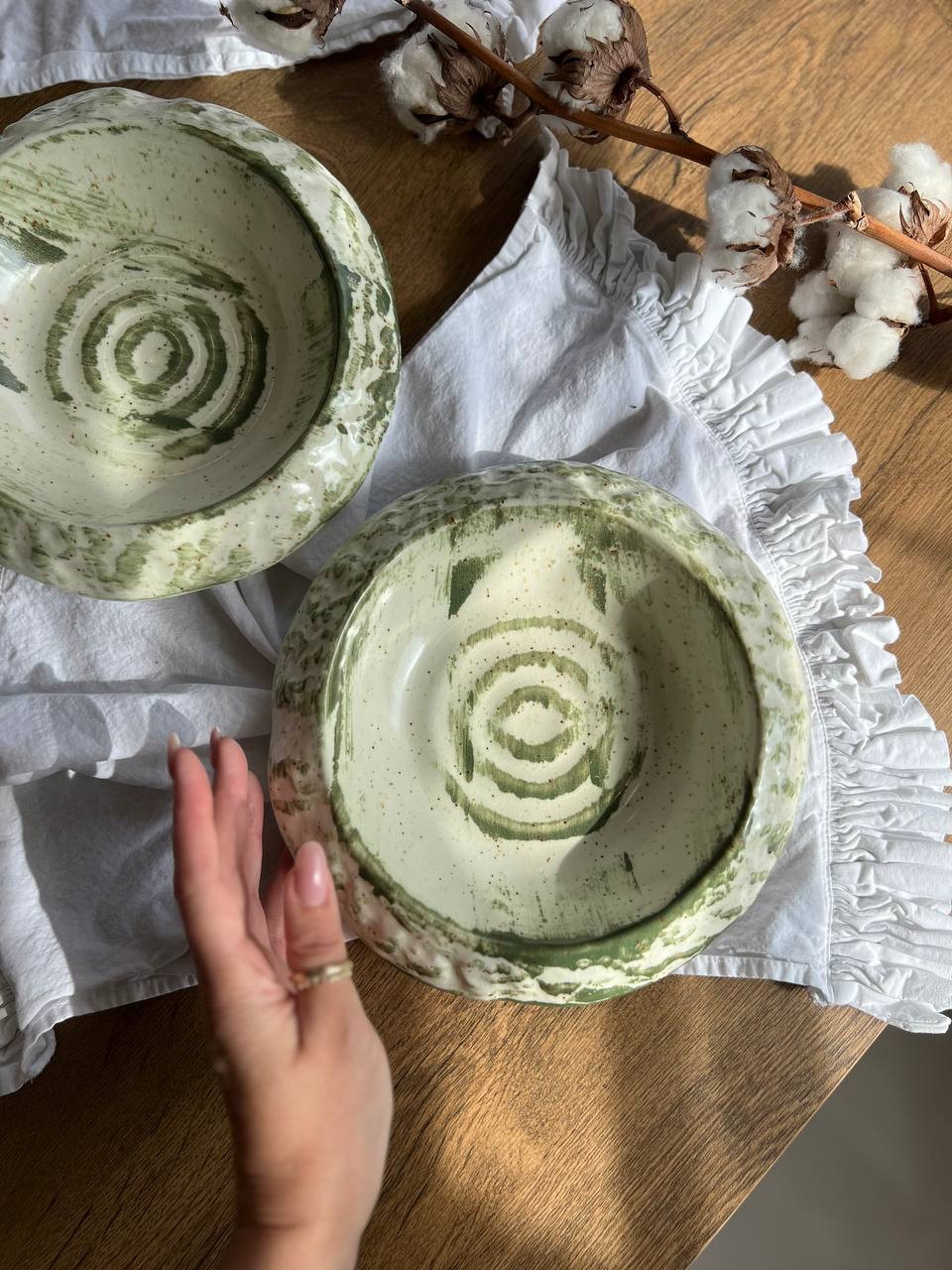 Тарілка для подачі Корал 450 мл Moss