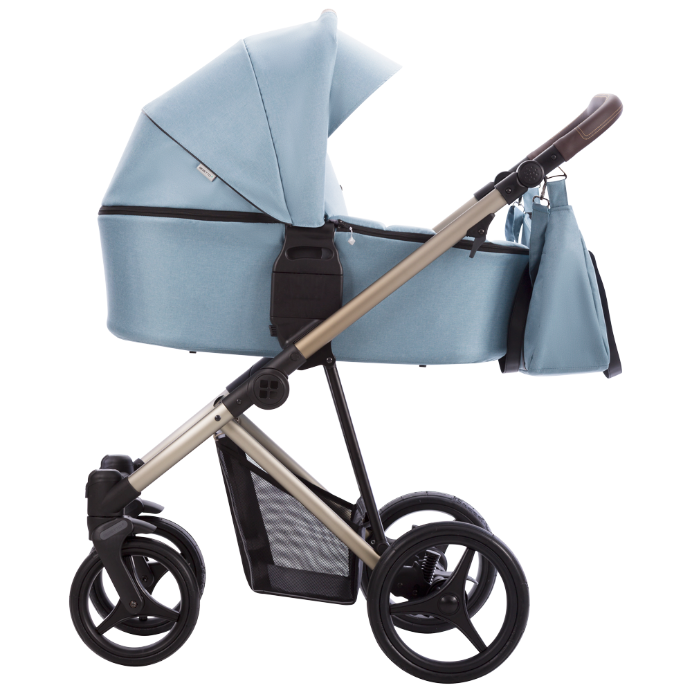 Коляска дитяча від нуля Flavio Premium Sand 01