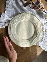 Тарілка Столова Корал 26 см Cream Коричневий Лофт