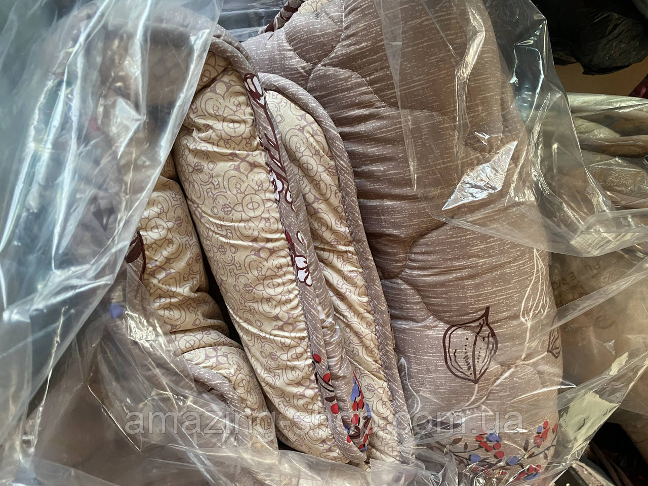 Ковдра полуторна тканини холлофайбер "АРДА" Розмір 150*210 см | Ковдра, наповнювач холлофайбер. Стьобана ковдра, фото 1