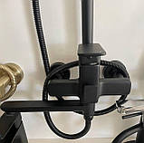 Чорна душова система для ванни SANTEP 4278 Black, фото 4