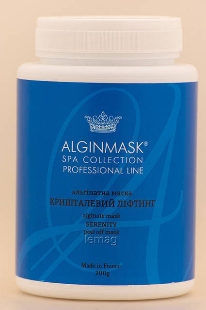 ALGINMASK Альгінатна маска Кришталевий Ліфтінг для обличчя, 200 г, опис, ціна, фото на LeMag - купити у Косметолог сервіс lemag.ua
