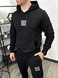 Чоловічий спортивний костюм C.P.Company H4714 чорний, фото 2