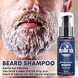 Для росту та догляду за бородою та вусами Fullligh, сироватка пришвидшувач росту бороди, бальзам, фото 6