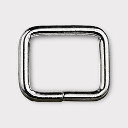 Рамка прямокутна зварна 20*20*3,5 мм., світлий нікель