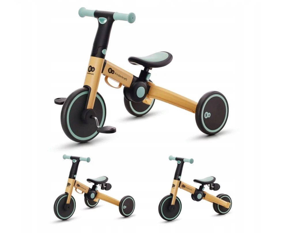 Біговел-велосипед дитячий триколісний KinderKraft 3в1 від 1 року Велобіг для дітей складаний, фото 1