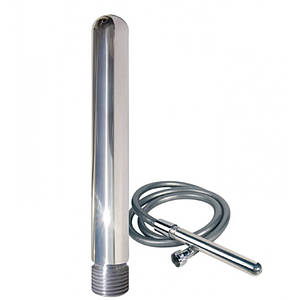 Анальний душ зі шлангом Joy Division Aluminium Intimate Douche, сталевий