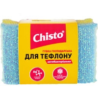 Губки кухонні Chisto Для тефлону Антибактеріальні 2 шт. (4823098413981), фото 1