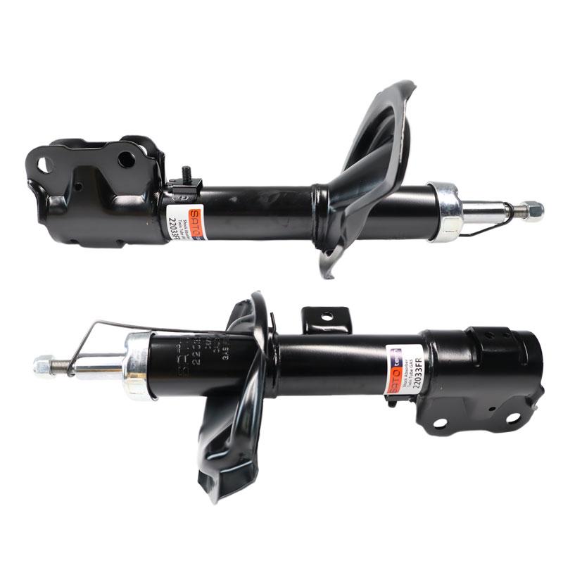 Амортизатор передній правий Mitsubishi Lancer X 08- газомасляний для колес R16, фото 1