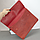 Чохол для MacBook Air 13" шкіряний на магнітах (папка-конверт А4) Handycover 801 червоний крокодил, фото 3