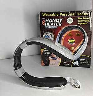 Портативний бездротовий нагрівач для шиї Handy Heater XL-6 з USB-зарядкою, електрогрілка для шиї