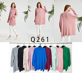 Туніка жіноча Kiss me рукав летюча миша, фабричний Китай різні кольори. Розміри оверсайз