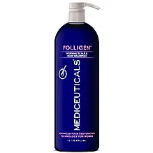 Шампунь жіночий проти випадіння та потоншення тонкого волосся Mediceuticals Folligen Shampoo 1000 ml