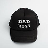 Кепка "Dad Boss", Чорний, англійська