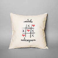 Подушка "Кохання перемагає", російська