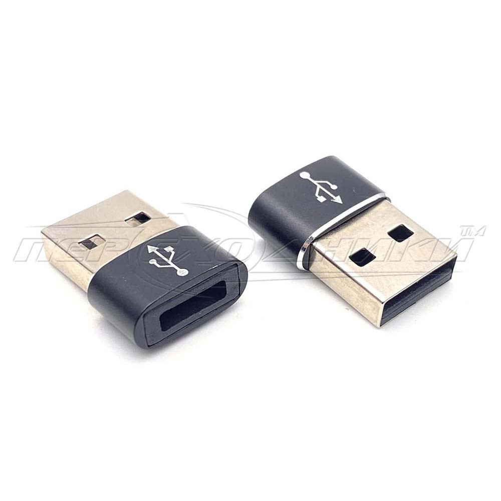 Перехідник USB 2.0 АМ to Type-C Female