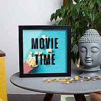 Скарбничка "Movie Time", Чорний, англійська