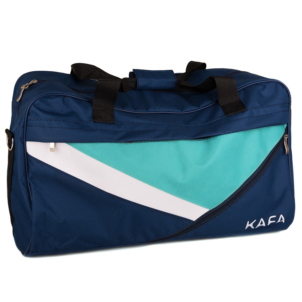 Спортивна дорожня сумка KAFA V008 blue/green medium