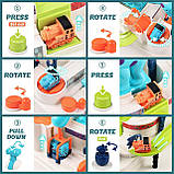 Дитяча іграшка паркінг трек механічний T102-88A паровози 2 шт., фото 8