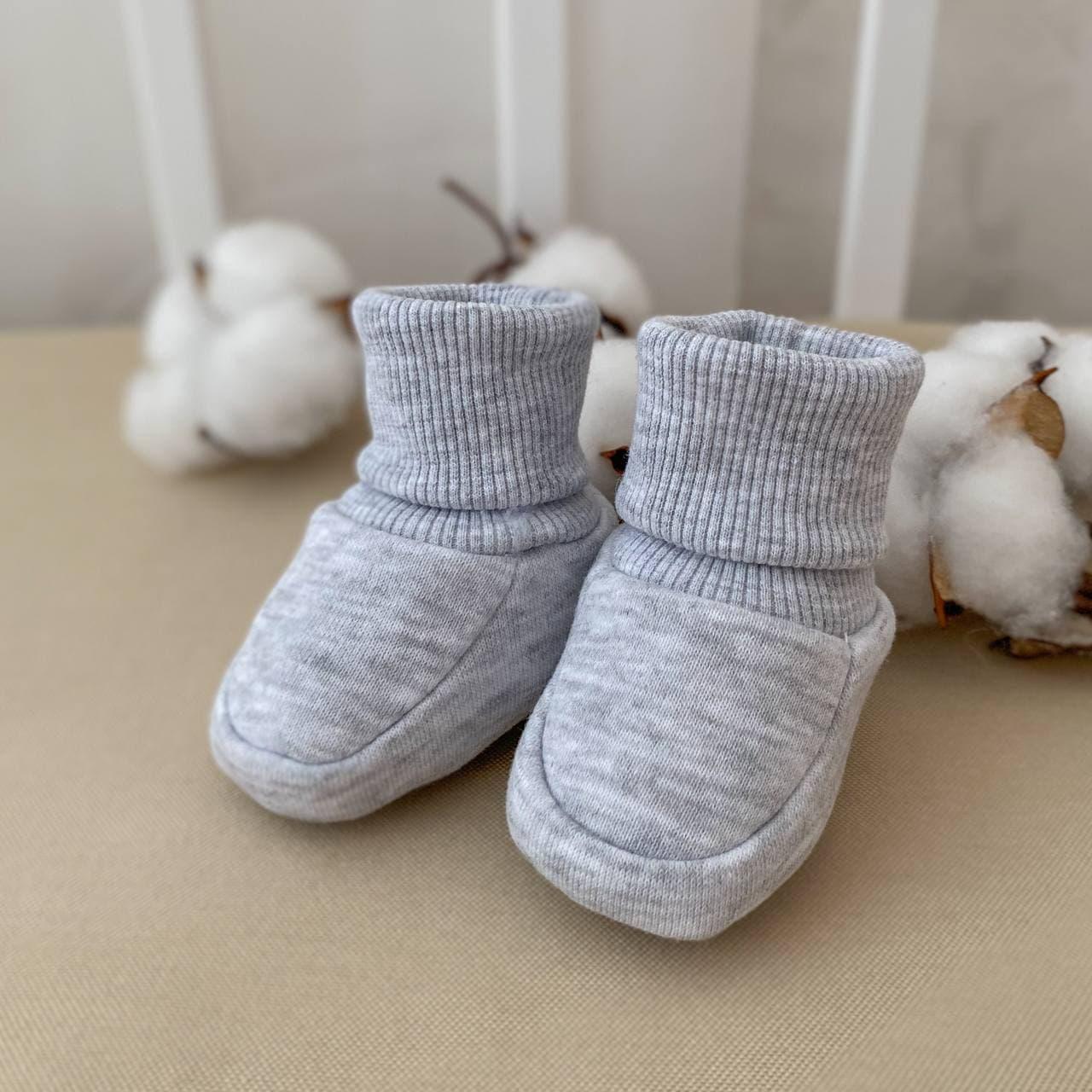 Пінетки "Сіті Кідс" футер з начосом зріст 80 см (9 – 12 місяців) Betis Сірий, фото 1