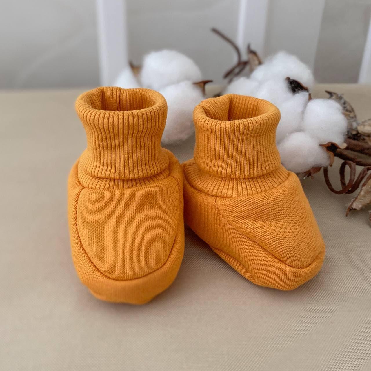 Пінетки "Сіті Кідс" футер з начосом зріст 74 см (6 – 9 місяців) Betis Гірчичний, фото 1