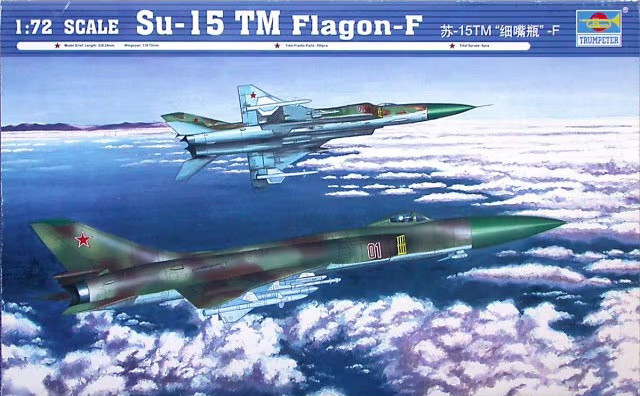 Пластикова модель 1/72 Trumpeter 1623 совкцький винищувач СУ-15 ТМ, фото 1