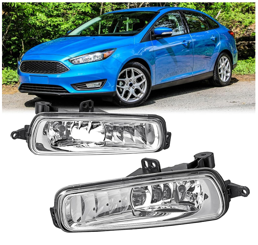 Противотуманные фары переднего бампера для Ford Focus 2015-2018, F1EZ15201A, F1EZ15200A