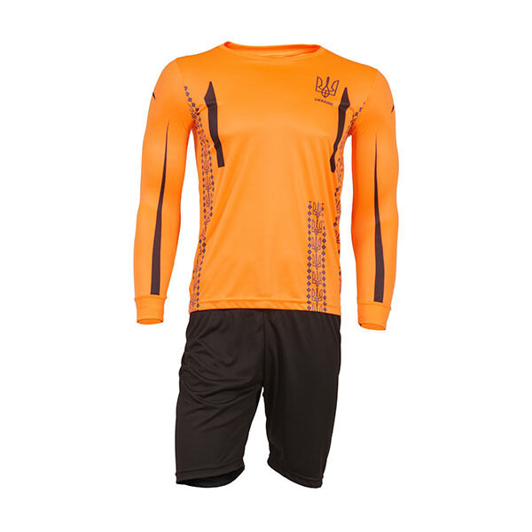 Форма футбольна воротарська помаранчева Україна на зріст 164
