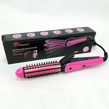 Щипці для вирівнювання, гофре, локони, гребінець з покриттям DOMOTEC MS-4906 3в1