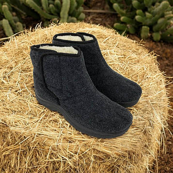 Чоботи чоловічі утеплені 43р 28,5см, утеплені чоботи гумові весняні, робоче взуття для чоловіків