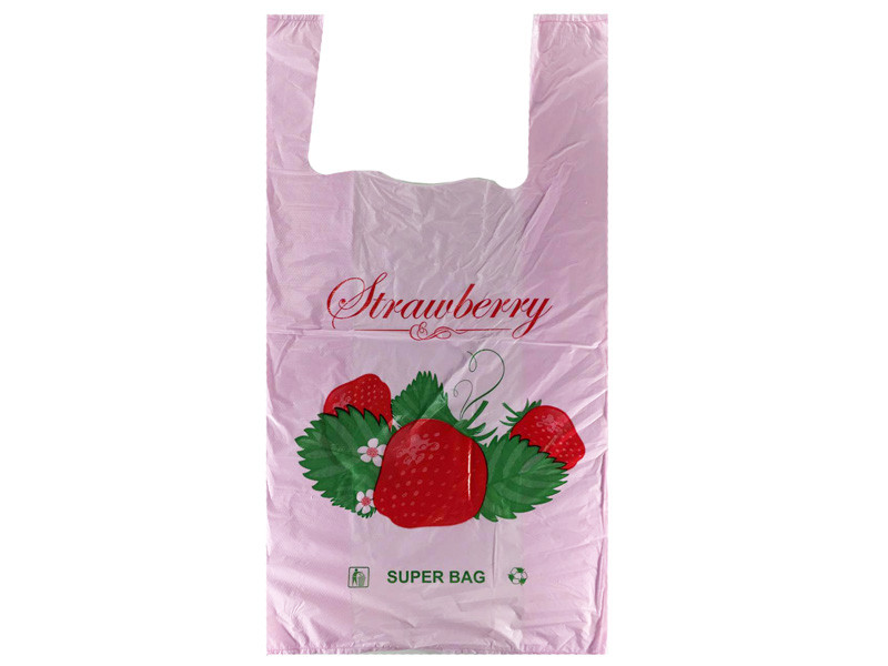 Пакет майка "Полуниця" Super Bag (29x55) (уп.100 шт.)