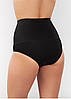 Стягуючі труси для корекції фігури Афина 013 з бавовни і щільного спандексу чорні M, фото 2