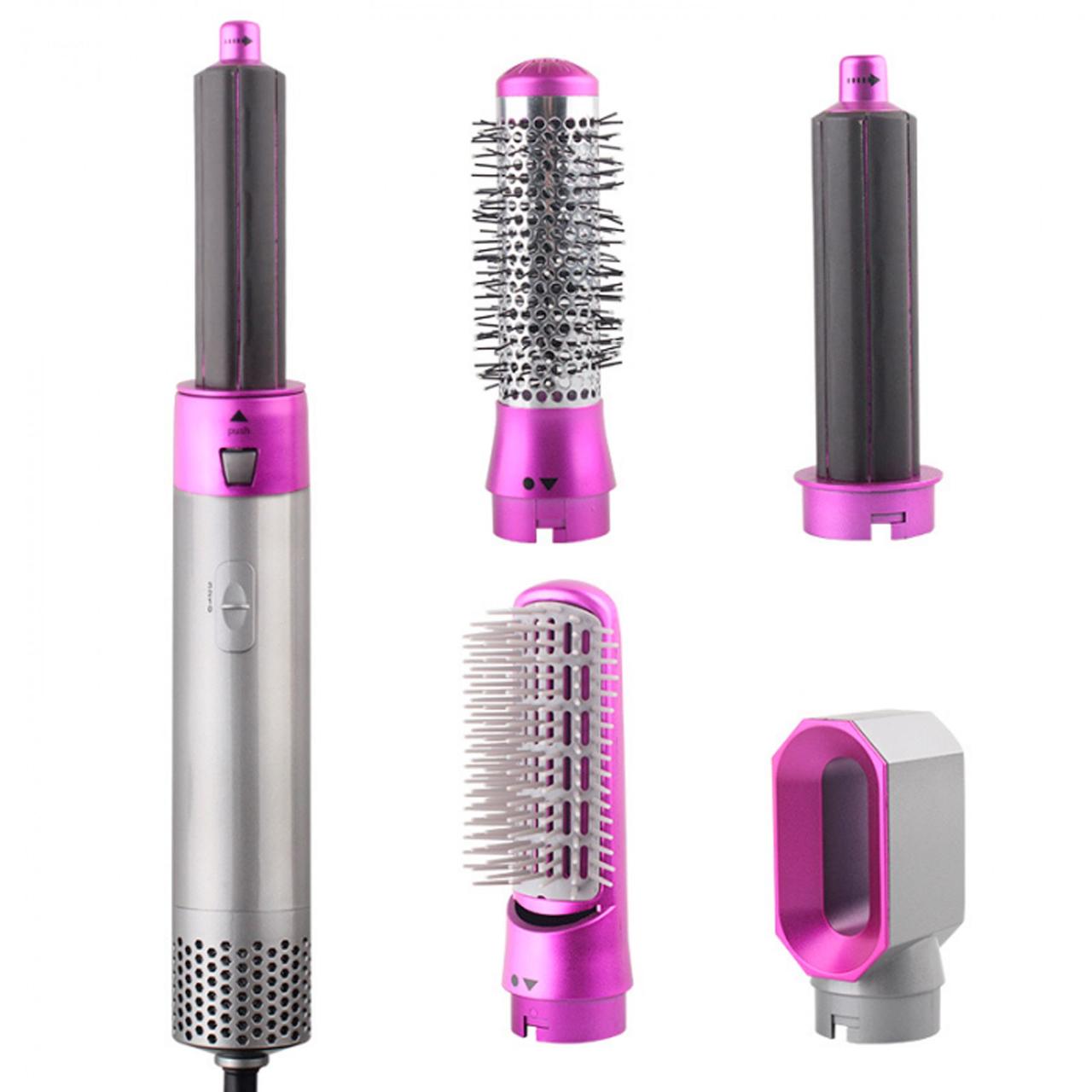 Мультистайлер 5в1 Hot Air Styler, 1000Вт / Фен для укладання волосся / Повітряний фен стайлер для завивки локонів, фото 1