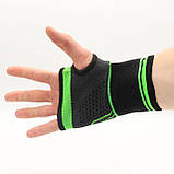 Фіксатор на кисть руки / Бандаж для зап'ястя від травм / Компресійний еластичний бинт-пов'язка, фото 4