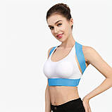 Коректор постави HSM-50301 / Еластичний корсет для спини / Бандаж для корекції постави на липучках, фото 6