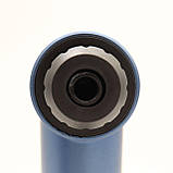 Ручний масажер для тіла Fascial Gun KH-32, Синій / М'язовий вібромасажер для спини зі змінними насадками, фото 4